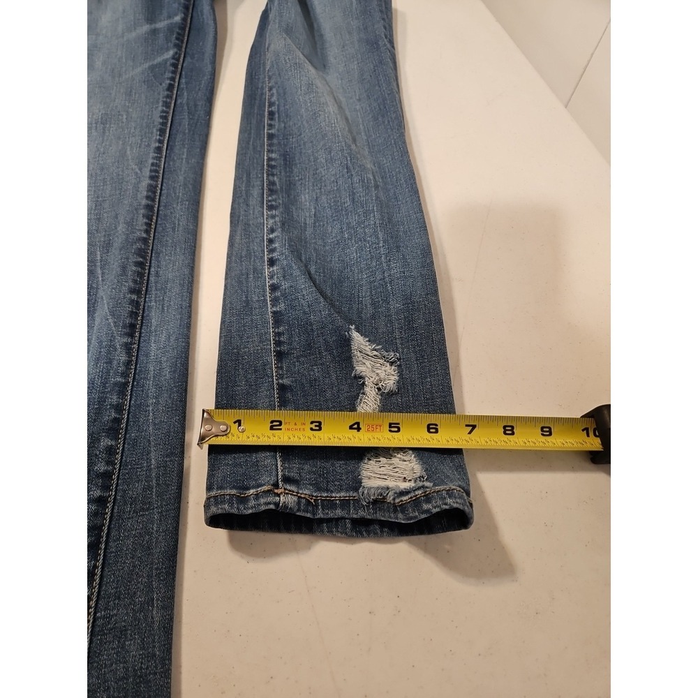 BKE Buckle Stella Slim Fit Low Rise Straight Jeans 27x29.5 Distressed Whisk(1409 - Picture 7 of 9